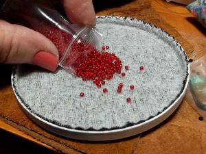 Let dry well and  Happy beading
